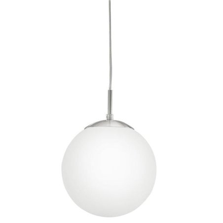 Mała lampa wisząca Rondo 20cm biała szklana kula do salonu sypialni jadalni