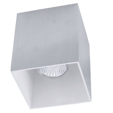 Lampa sufitowa Bantry downlight kwadratowa aluminium