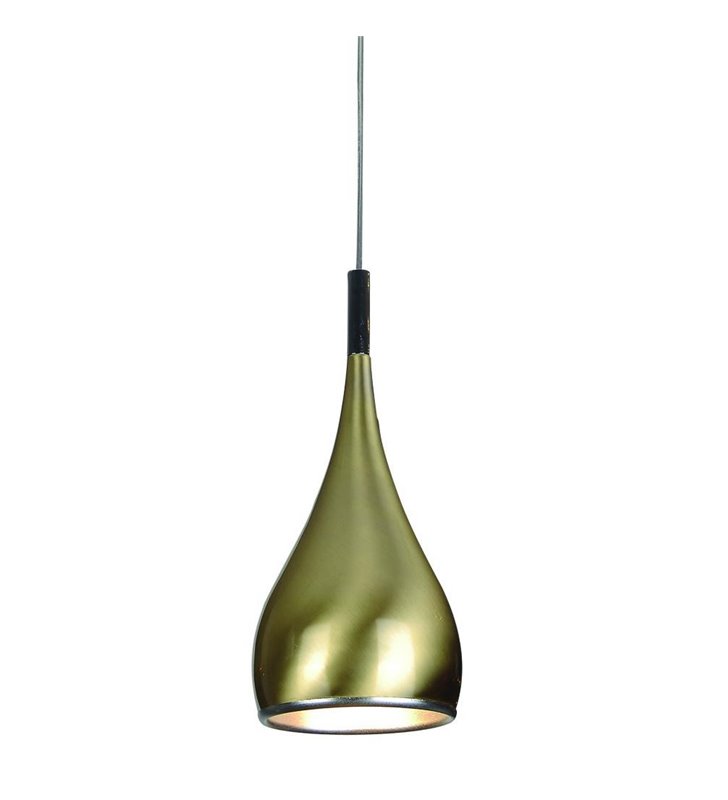Lampa wisząca Spell France Gold metalowa w kolorze francuskiego złota do sypialni salonu kuchni jadalni