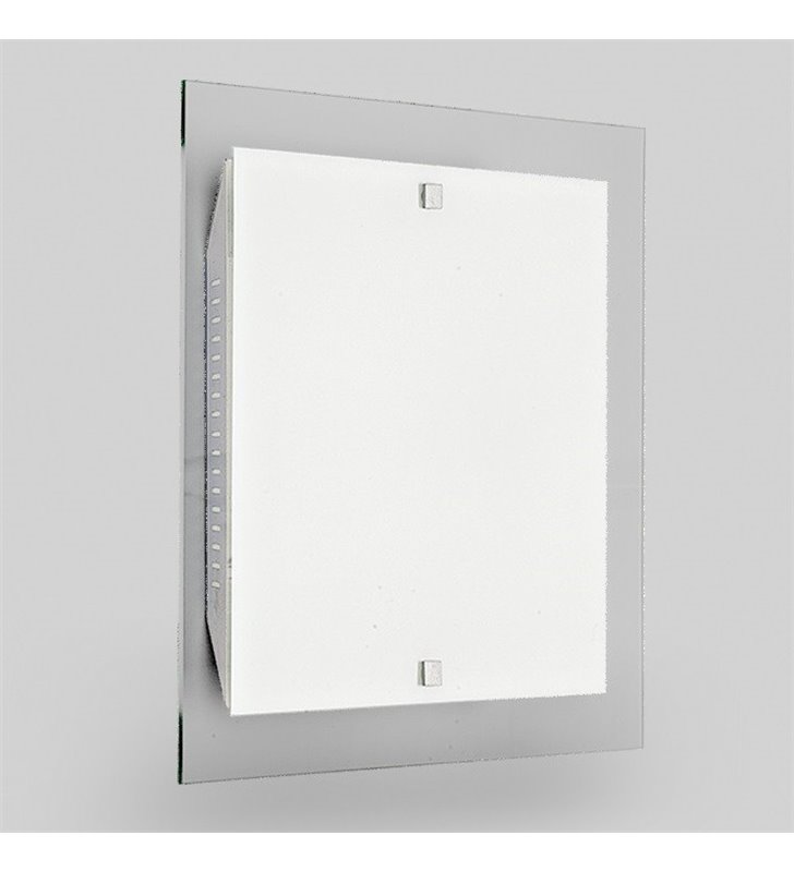 Plafon ISE Square 520 szklany kwadratowy nowoczesny - DOSTĘPNY OD RĘKI