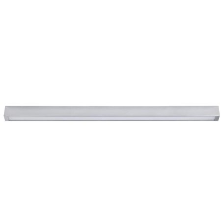 Plafon Straight Silver wąski długi 122cm LED wymienne srebrny