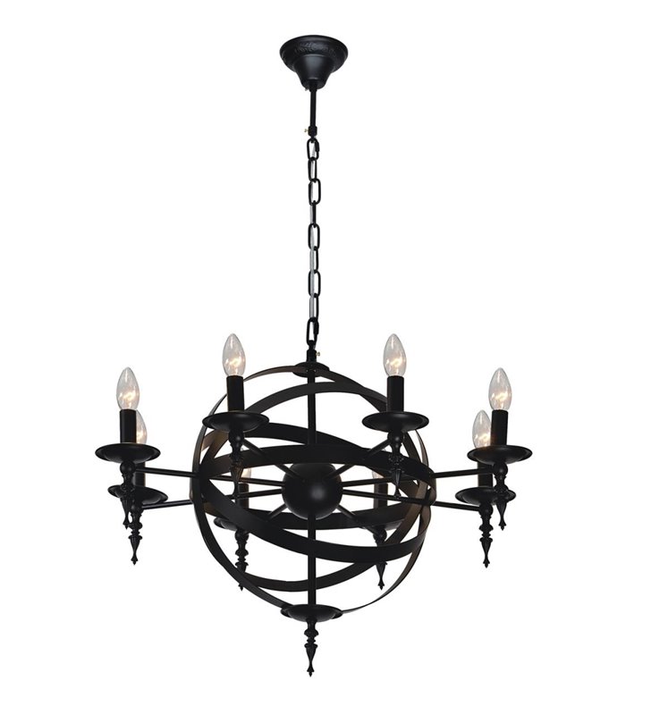 Lampa wisząca Cage czarna metalowa oryginalny design
