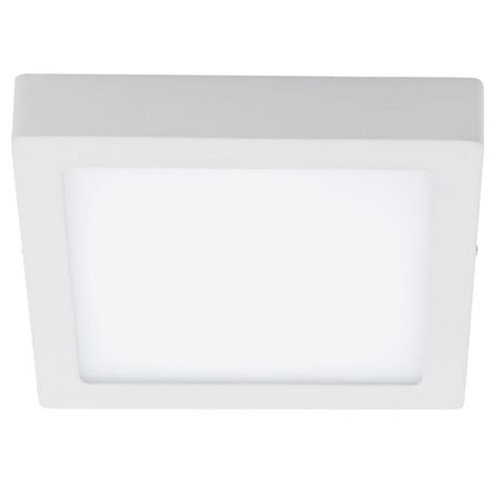 Plafon Fueva1 LED 3000K 22cm mały biały kwadratowy na sufit i ścianę
