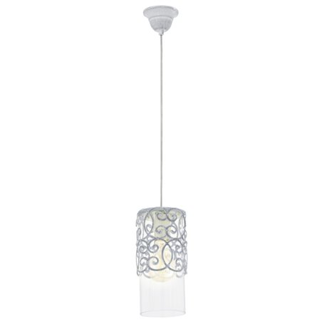 Lampa wisząca Cardigan ozdobna dekoracyjna w kształcie walca styl vintage - OD RĘKI