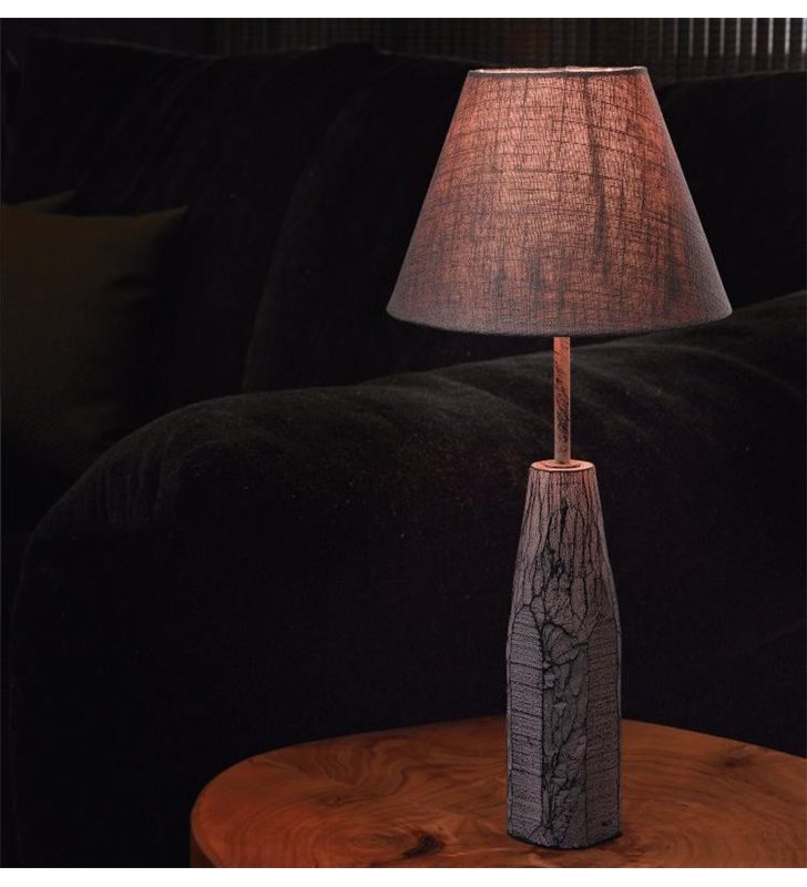 Drewniana podstawa do lampy stołowej Vintage(2) - DOSTĘPNA OD RĘKI