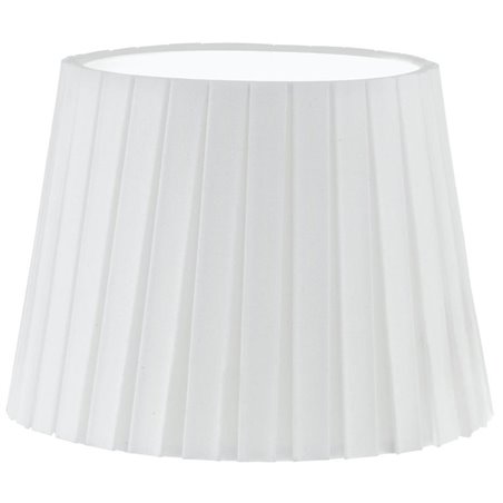 Lampa Vintage(3) - abażur biały plisowany - DOSTĘPNY OD RĘKI