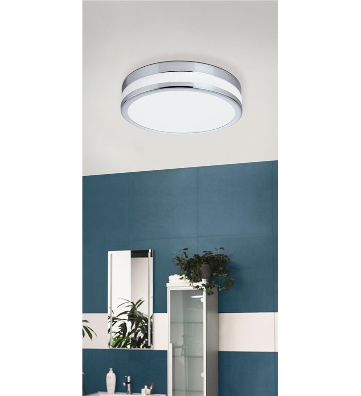 Okrągły plafon do łazienki Palermo 22cm LED IP44 chrom