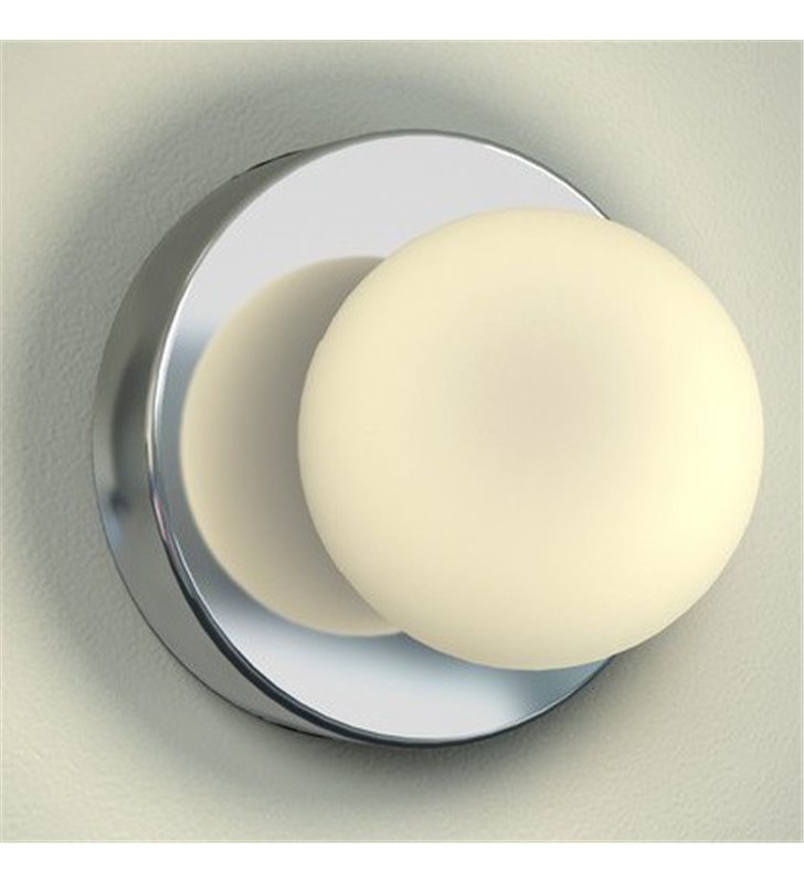 Lampa Brazos do łazienki pojedyncza kula oświetlenie lustra kinkiet łazienkowy IP44 - OD RĘKI