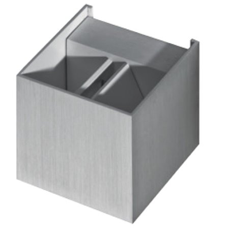 Leticia aluminiowy kinkiet kostka z regulowanym strumieniem światła nowoczesny design