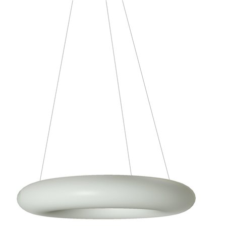 Lampa wisząca Napoli 910 duża nowoczesna okrągła obręcz biała do salonu kuchni jadalni nad stół do sypialni