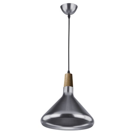 Lampa Ida wisząca metalowa w kolorze stali