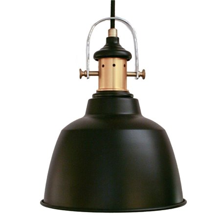 Gilwell czarna lampa wisząca z patynowym wykończeniem nowoczesna w stylu loftowym industrialnym vintage