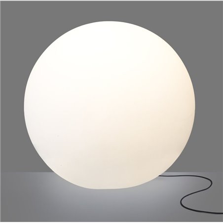 Bardzo duża zewnętrzna dekoracyjna lampa Cumulus 80cm lampa ogrodowa biała kula ball IP44