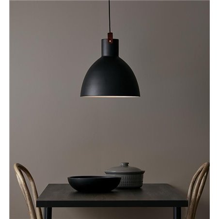 Lampa wisząca Eagle 35cm czarna metalowa do salonu sypialni kuchni jadalni