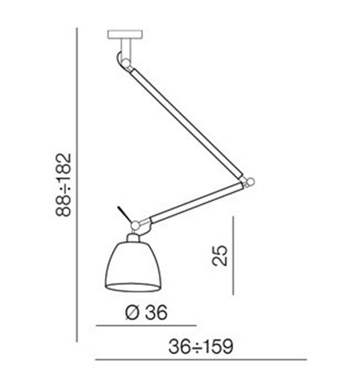 Szara designerska lampa wisząca Zyta regulacja długości abażur 36cm okrągły
