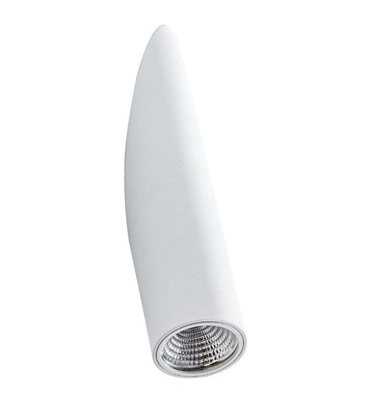 Kinkiet Torch biały dwa sposoby montażu styl nowoczesny techniczny industrialny