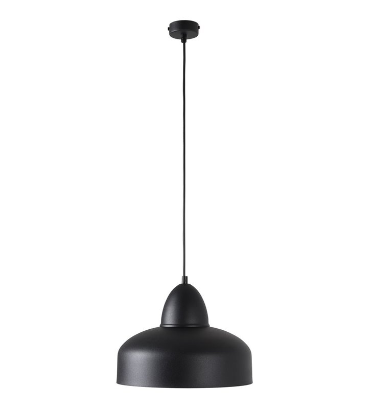 Czarna metalowa lampa wisząca Poppo loftowa do salonu sypialni kuchni jadalni