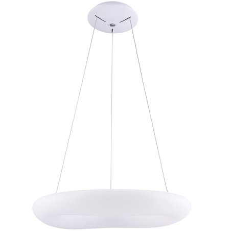 Lampa wisząca Donato biała z tworzywa styl nowoczesny