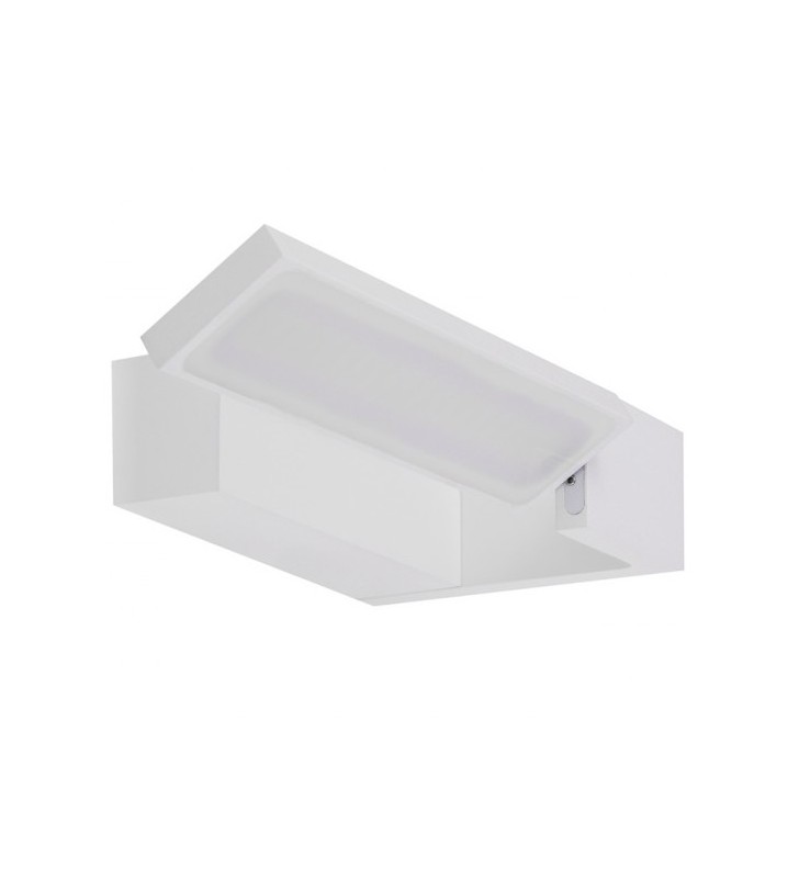 Nowoczesny regulowany kinkiet łazienkowy Dalen LED biały ciepła barwa światła 3000K