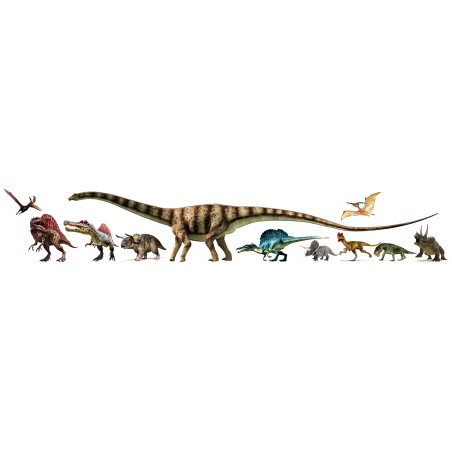 Dziecięca lampa wisząca Diplodok z dinozaurami do pokoju dziecka