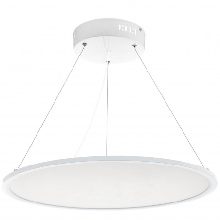 60cm okrągła biała lampa wisząca Sarsina LED naturalna barwa światła