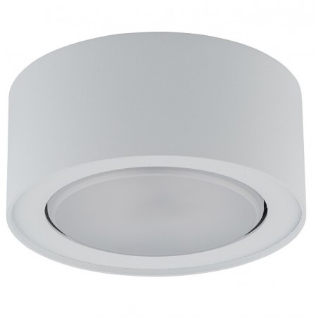 Natynkowa lampa punktowa Flea biała niska 4,5cm średnica 10cm- DOSTĘPNA OD RĘKI