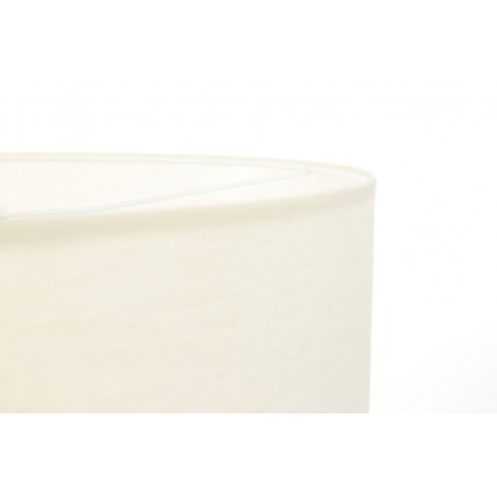 Lampa typu zwis z białym strukturalnym abażurem Kenda 40cm
