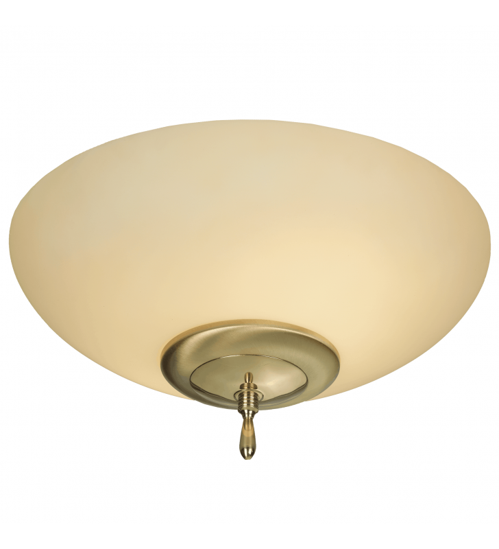 Złoty okrągły stylowy plafon Onyx Opal 370 do salonu sypialni jadalni na przedpokój