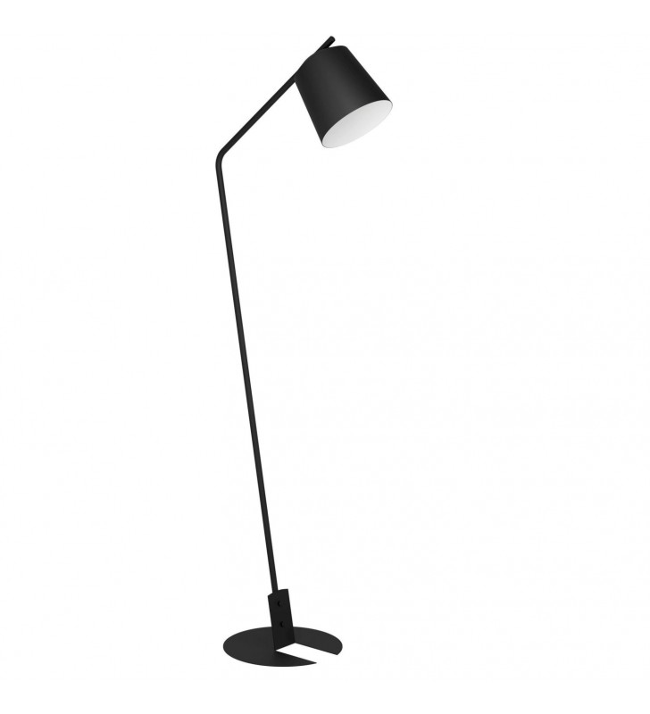 Oneda nowoczesna lampa podłogowa do salonu w stylu loftowym czarna 900394
