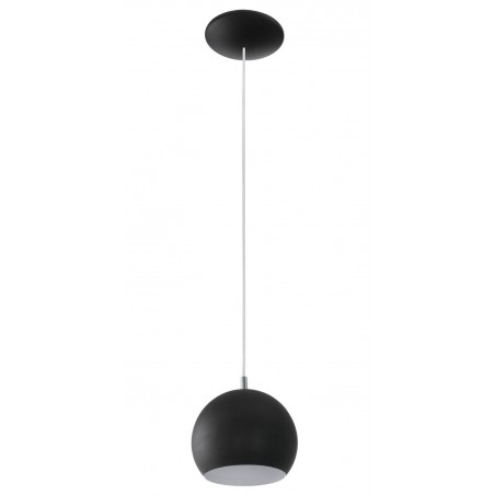 Czarna mała kula lampa wisząca Petto z metalu 95836 Eglo - DOSTĘPNA OD RĘKI